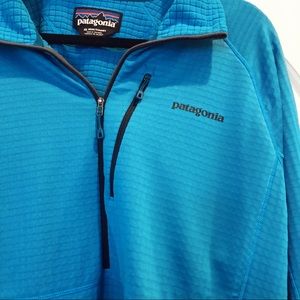 Patagonia Blue Quarter Zip Jacket